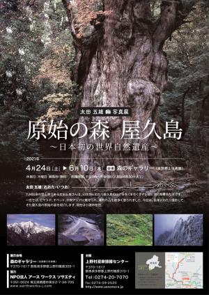 至宝の大自然屋久島　源流を求めて　太田五雄山岳記録写真文集 太田五雄 写真展「原始の森 屋久島」開催について | 村からのお知らせ
